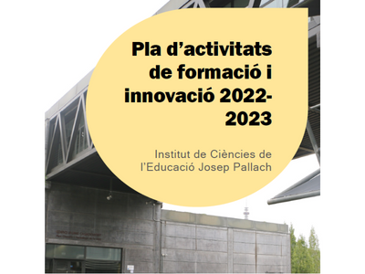 Pla d’activitats ICE per al curs 2022-2023