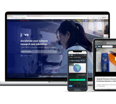 Formació JoVE (Journal of Visualized Experiments)